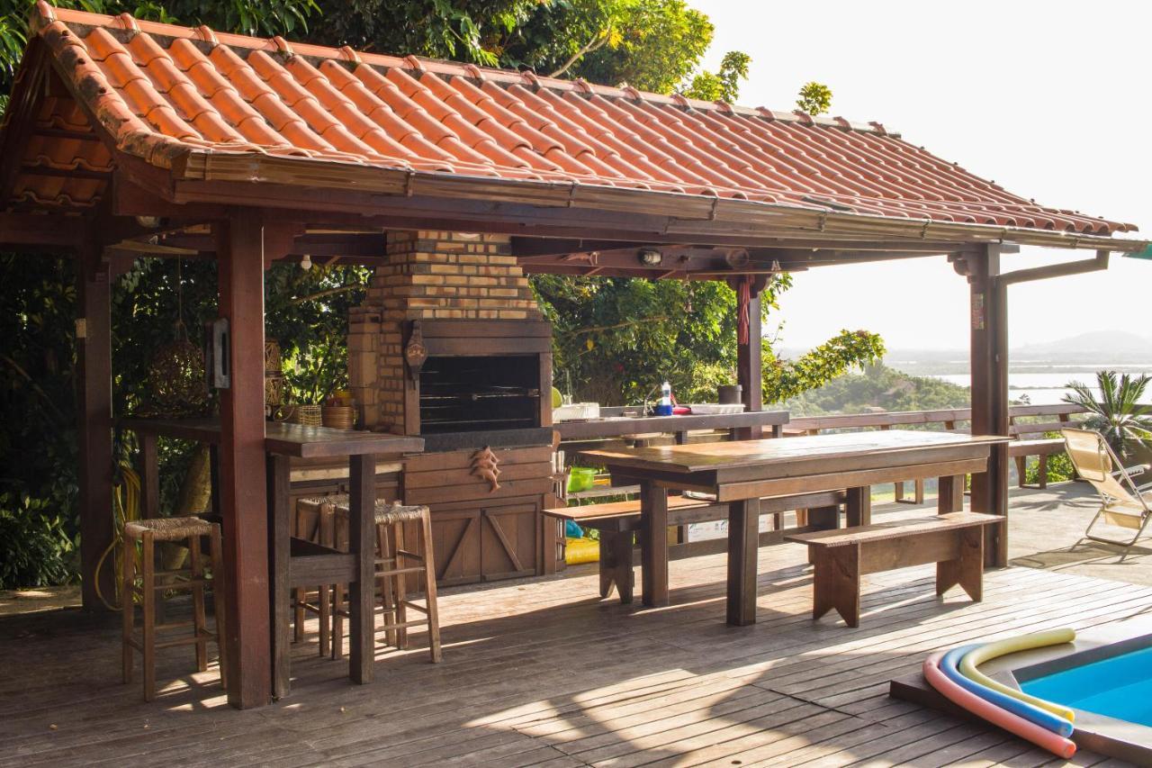 Casa Com Piscina E Incrivel Vista Para Lagoa Garopaba Dış mekan fotoğraf